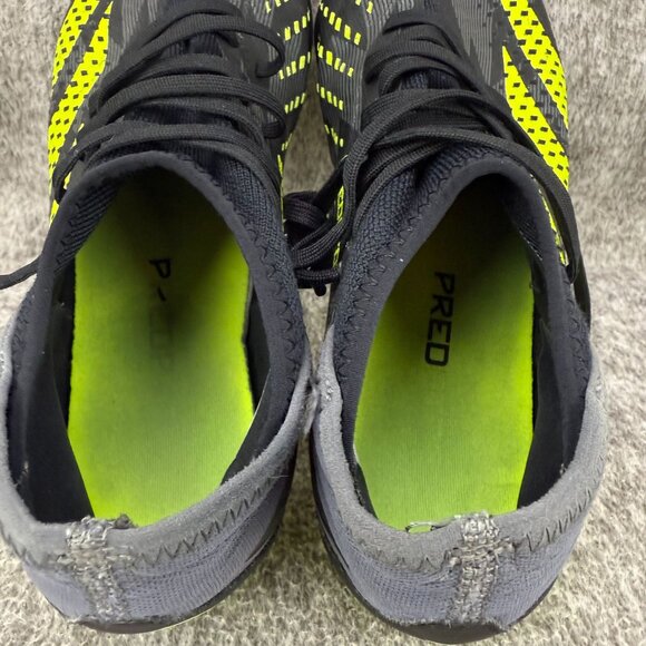 ✅Adidas Predator Accuracy INJ.3 FG Soccer Cleats Mens 7 Black Yellow Firm Ground - Picture 2 of 12